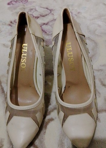 Beyaz Kadın Dolgu Topuklu Stiletto - Görsel 2