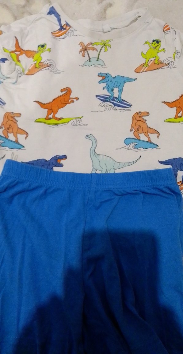 Erkek Çocuk Mavi Elastik alt üst takim - Görsel 2