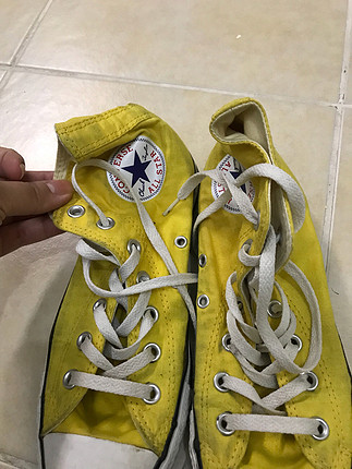 39 Beden sarı Renk Converse orjinalin 