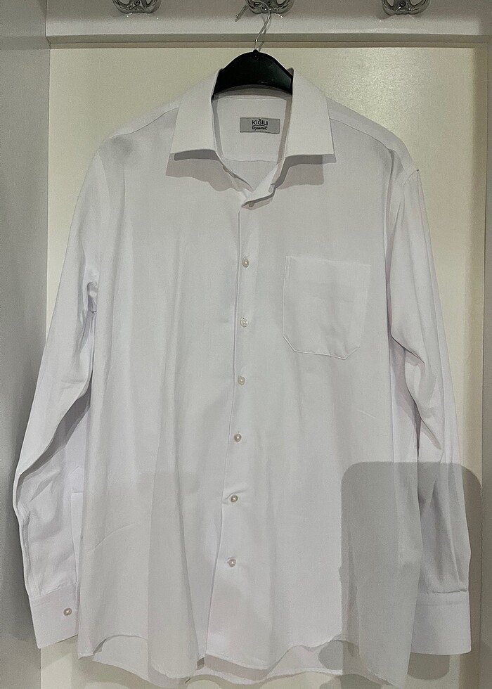 KİĞILI beyaz gömlek - Görsel 3