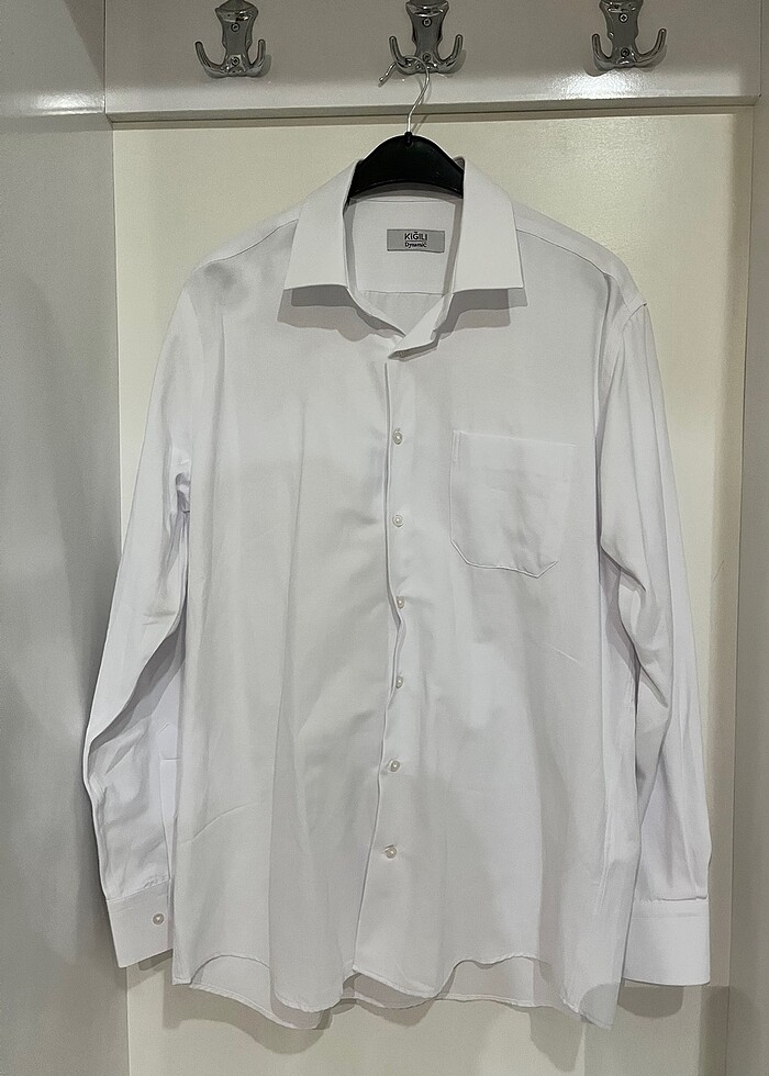 KİĞILI beyaz gömlek - Görsel 2