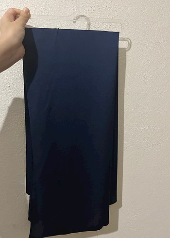 Lacivert Parlak Kadın Şal - Görsel 2