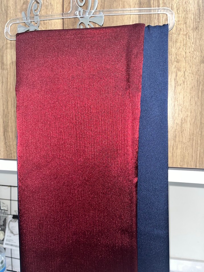 Lacivert Parlak Kadın Şal - Görsel 4