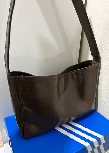 Kahverengi Rugan Deri Kadın Çanta - Görsel 2