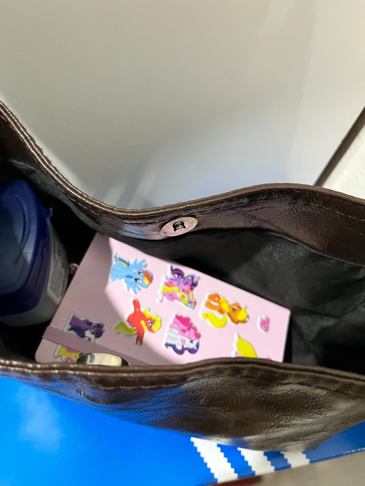 Kahverengi Rugan Deri Kadın Çanta - Görsel 4