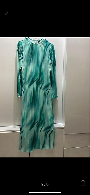 Diğer Shein Batik Desenli Fırfırlı Elbise S-36