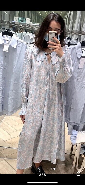 H&M H&M Kloş Elbise S Beden