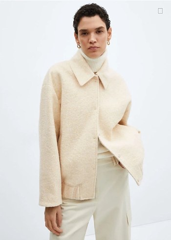 Mango Mango Oversize Bomber Ceket/Mont XS