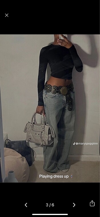 Urban Outfitters Y2K Vintage Bohem Kemer