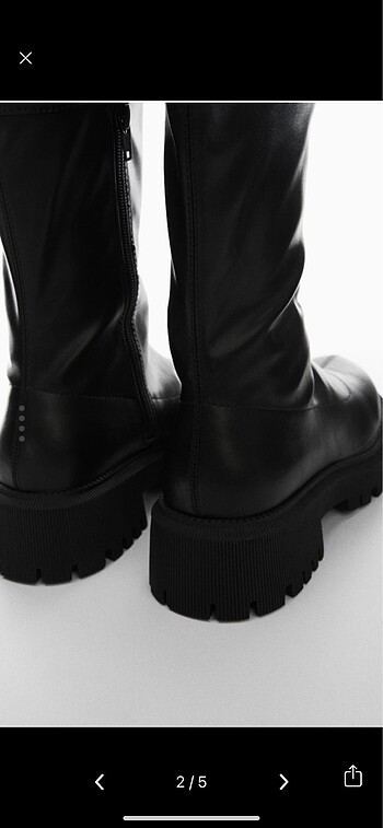 Mango Mango Platform Tabanlı Uzun Çizme 39