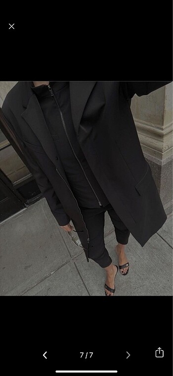 MANGO HERITAGE COLLOTION DÜZ KESİM PALTO - Görsel 7