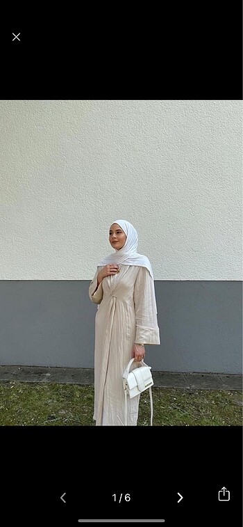H&M Düğüm Detaylı Uzun Elbise M