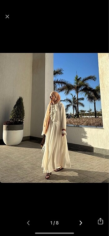 H&M H&M EDITION S/S 2025 Fırfırlı Elbise L