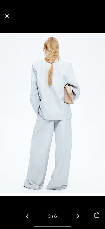 s Beden H&M Premium Selection Yün Pantolon S/36
