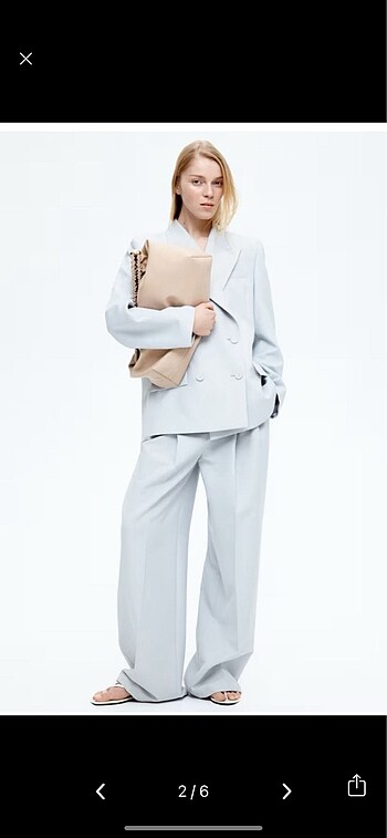 H&M H&M Premium Selection Yün Pantolon S/36