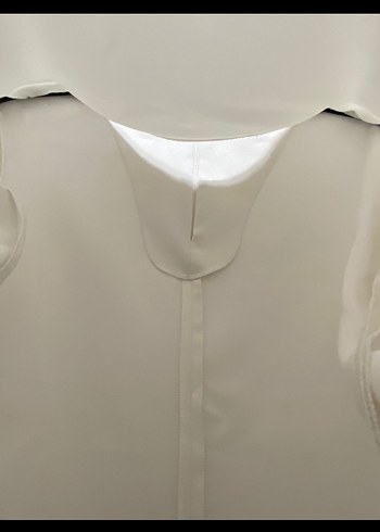 Someday Minimal Premium Beyaz Bluz S - Görsel 7