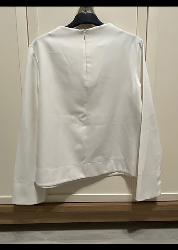 Someday Minimal Premium Beyaz Bluz S - Görsel 8