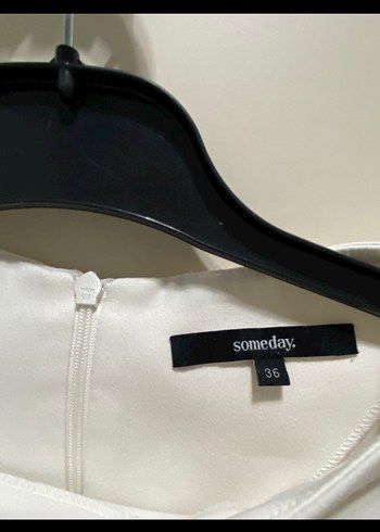 Someday Minimal Premium Beyaz Bluz S - Görsel 6