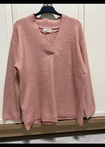 Mango Yün Karışımlı V Yakalı Kazak S - Görsel 6