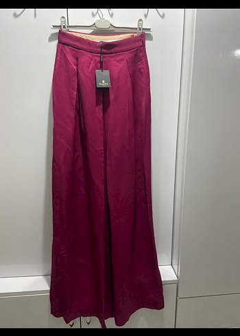 MASSIMO DUTTI %100 Viskon Oversize Pants - Görsel 6