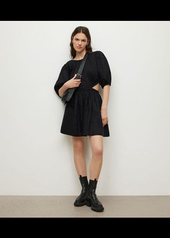 ALLSAINTS Colette %100 Keten Mini Elbise - Görsel 3