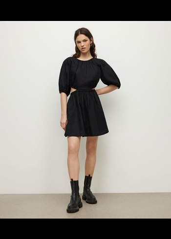 ALLSAINTS Colette %100 Keten Mini Elbise - Görsel 5