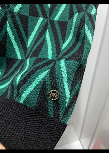 MELTING STOCKHOLM Yeşil Desenli Süveter - Görsel 4