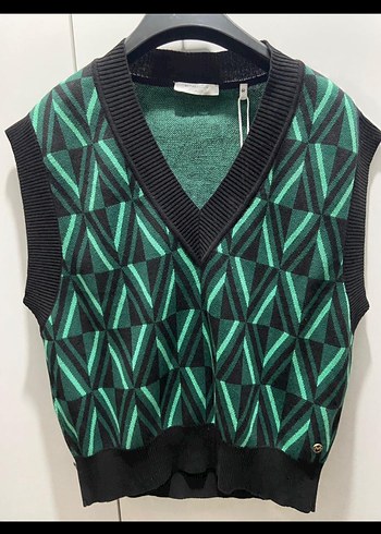 MELTING STOCKHOLM Yeşil Desenli Süveter - Görsel 3