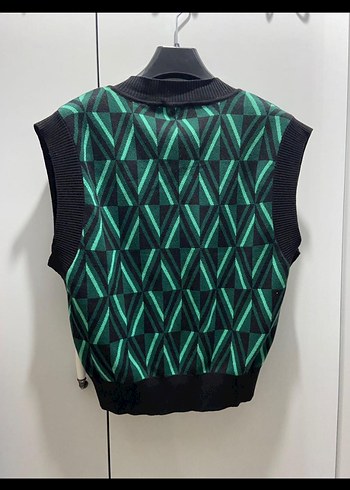 MELTING STOCKHOLM Yeşil Desenli Süveter - Görsel 7