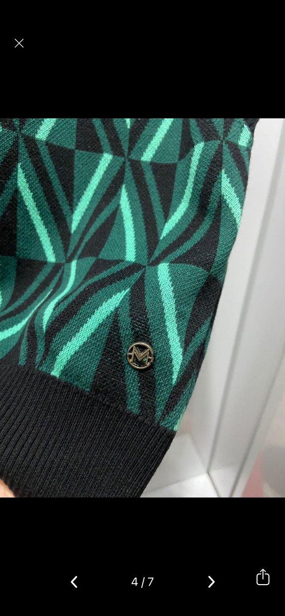 MELTING STOCKHOLM Yeşil Desenli Süveter - Görsel 4