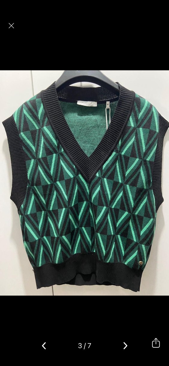 MELTING STOCKHOLM Yeşil Desenli Süveter - Görsel 3