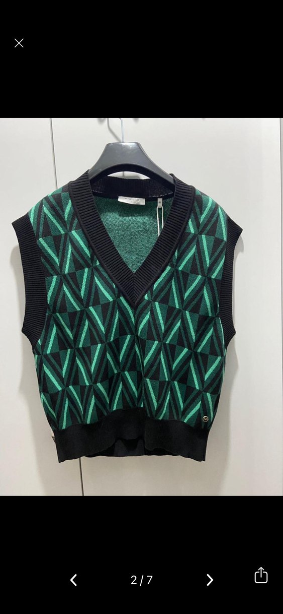 MELTING STOCKHOLM Yeşil Desenli Süveter - Görsel 2