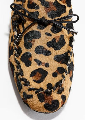 H&M Premium Selection %100 Deri Makosen - Görsel 4