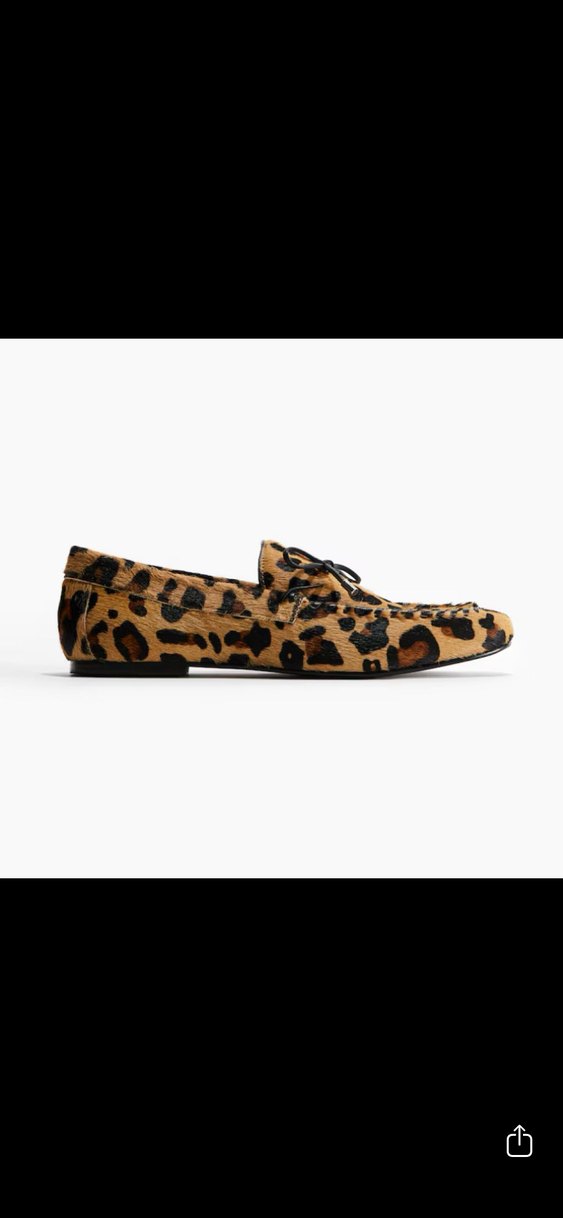 H&M Premium Selection %100 Deri Makosen - Görsel 3