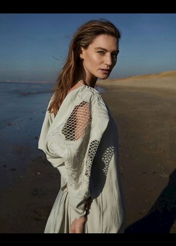 H&M H&M EDITION Hacimli Nakış Detayı Elbise