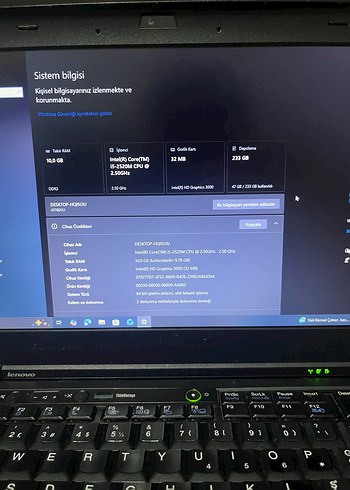 Lenovo thinkpad 10 gb ram - Görsel 7