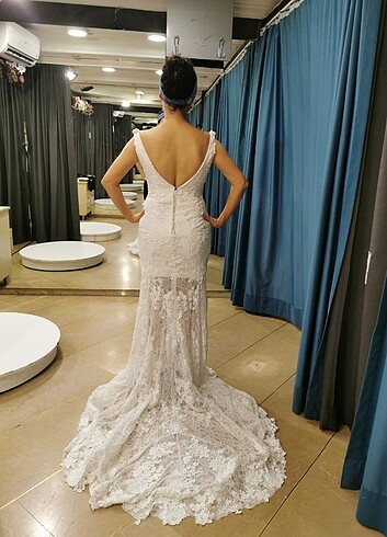 38 beden Aysira balık model gelinlik  - Görsel 16