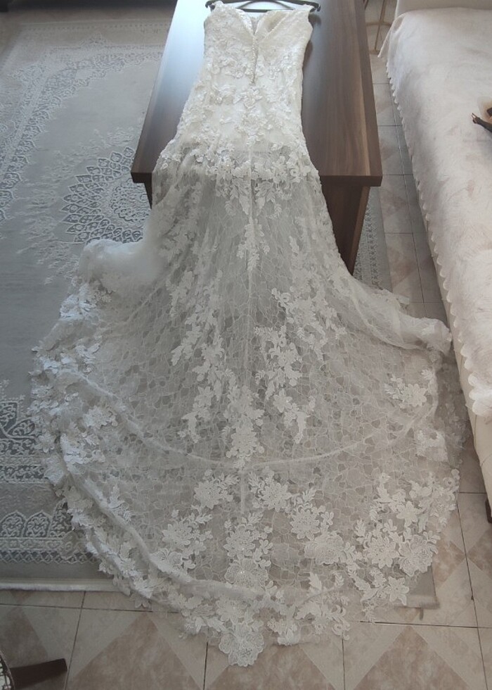 38 beden Aysira balık model gelinlik  - Görsel 4