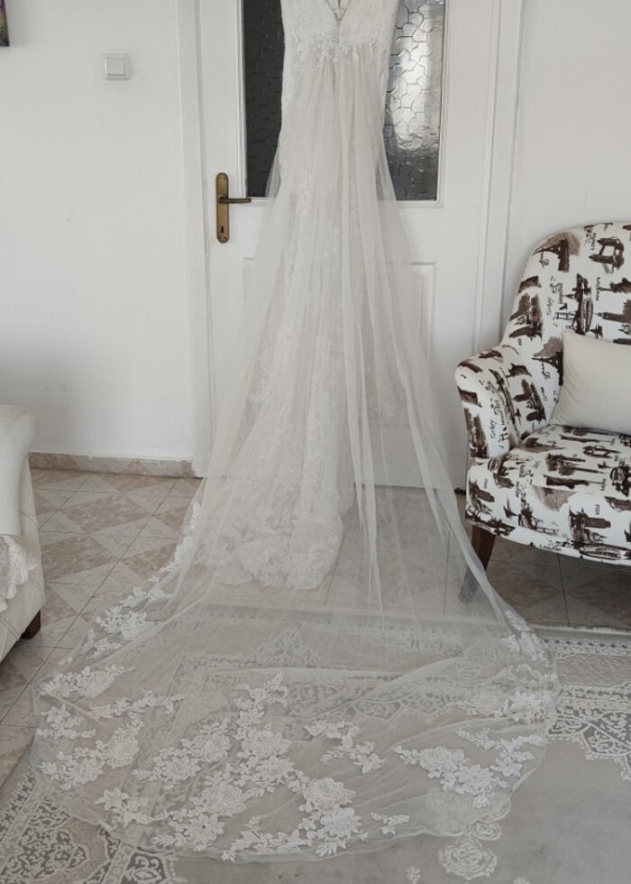 38 beden Aysira balık model gelinlik  - Görsel 3