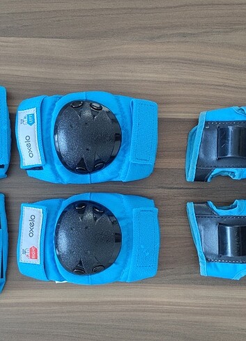 Dechatlon oxelo Xs 6-10 yaş diz, dirsek,bilek koruyucu set