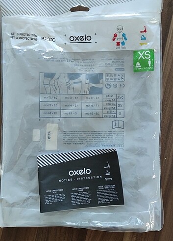 Dechatlon oxelo Xs 6-10 yaş diz, dirsek,bilek koruyucu set - Görsel 10