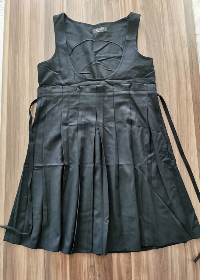 Siyah  hamilelik elbise - Görsel 3