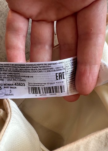 s Beden beyaz Renk Mango ekru kumaş pantolon