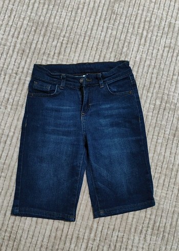Lacivert Erkek Çocuk Denim Mini Şort