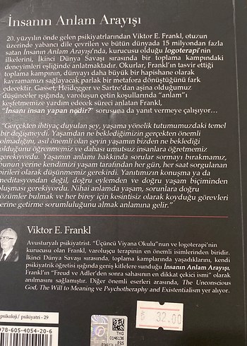 İnsanın Anlam Arayışı - Viktor E. Frankl - Görsel 2