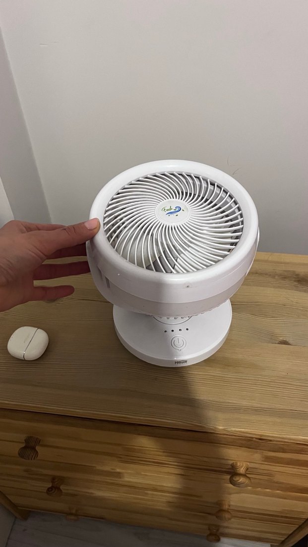 Beyaz Masaüstü Vantilatör - Görsel 3