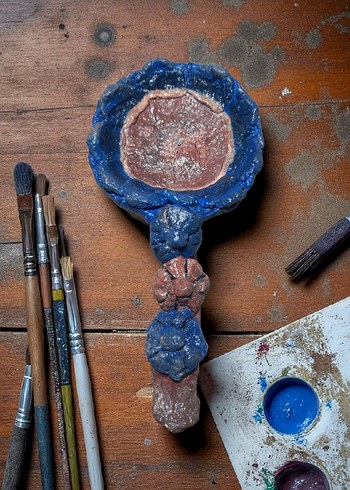 Rl Yapımı Vintage Tealight Mumluk