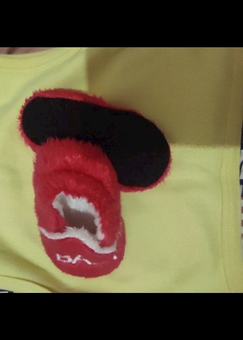 Kız Çocuk Kırmızı Sıcak panduf - Görsel 4