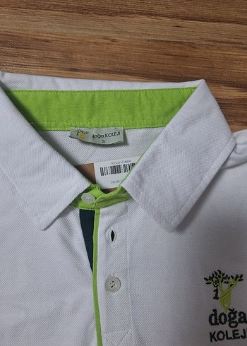 Orjinal doğa koleji Uzun Kollu Beyaz Erkek Polo Tişört - Görsel 3