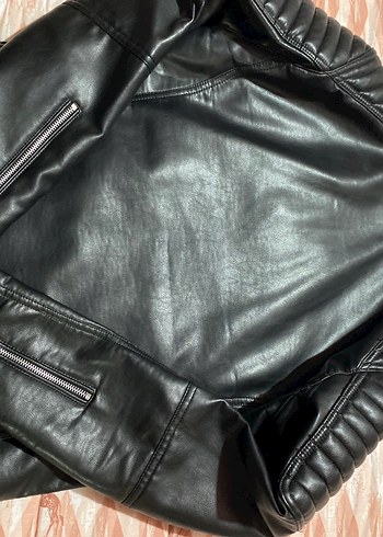 Zara deri ceket - Görsel 10